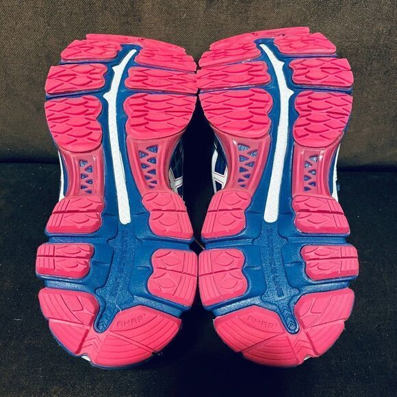 NEW ASICS GEL Nimbus 17 Womens 6 US 37 EUR Royal Blue Magenta pink - Picture 8 of 10